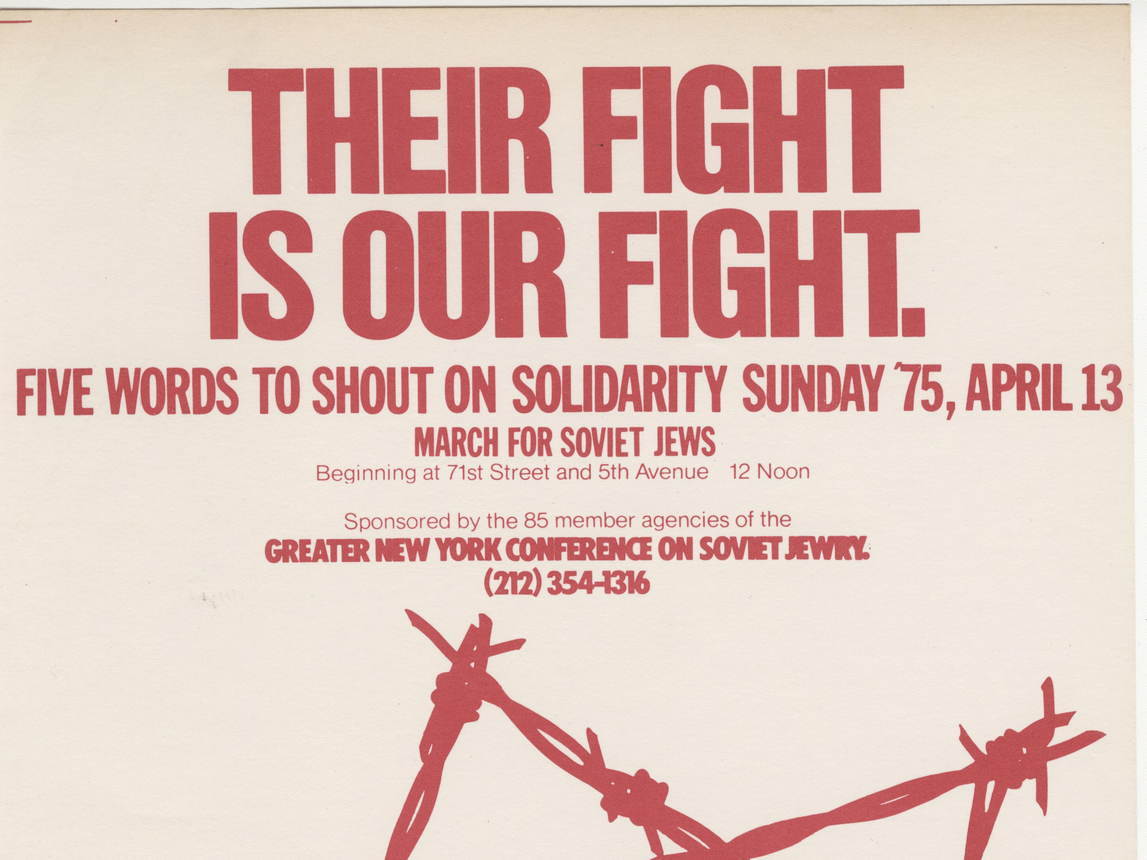 "Their Fight is Our Fight," 1975